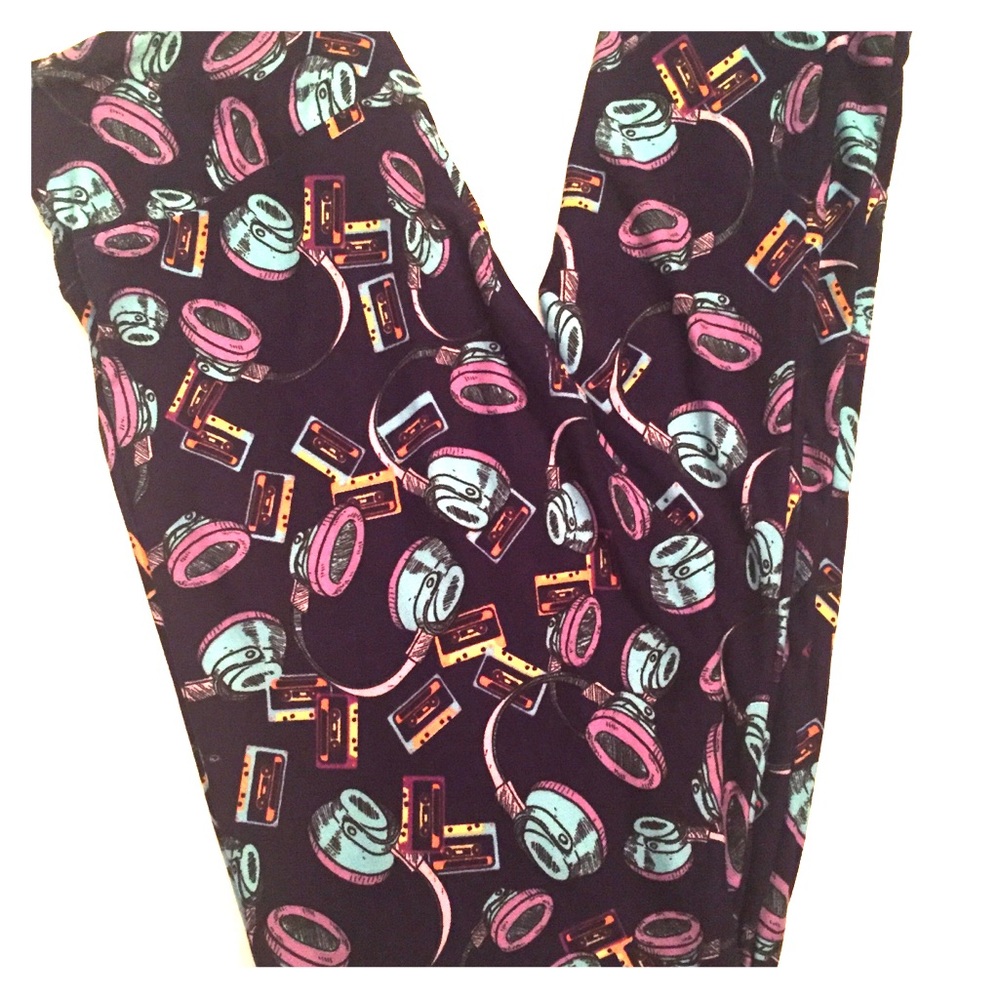 Headphone and cassette tape leggings!